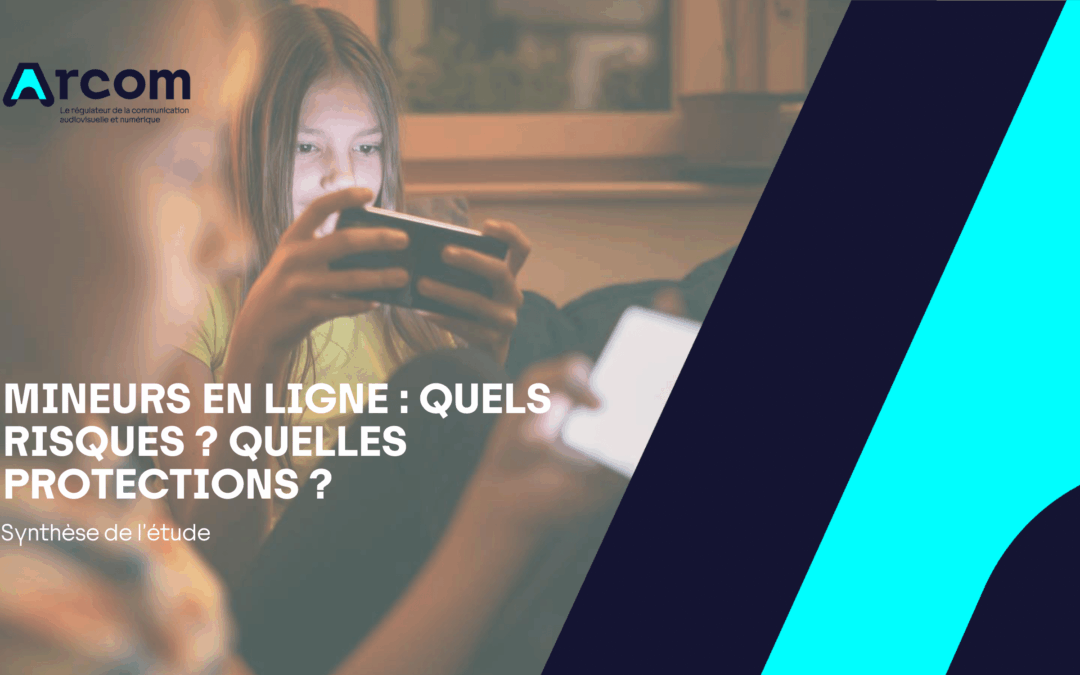 « Protection des mineurs en ligne » : résultats d’une enquête de l’Arcom (septembre 2025)