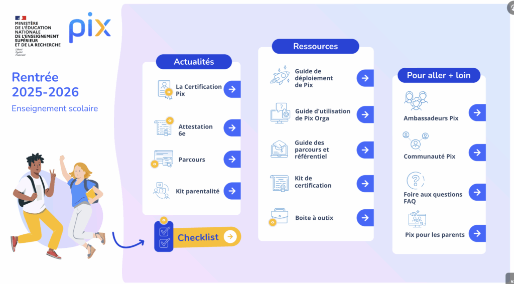 Tout ce qu’il faut savoir sur Pix à la rentrée 2025