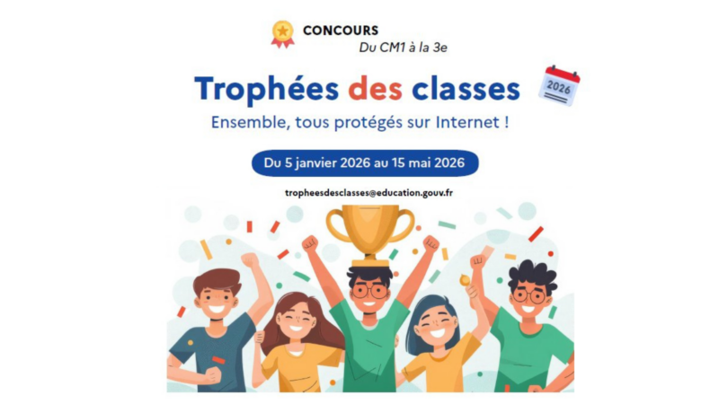 Trophée des classes 2026 : « Comment je protège ma vie privée en ligne ? »