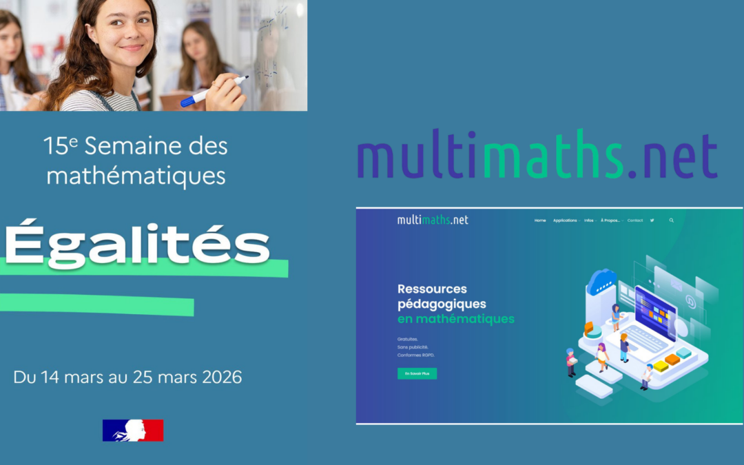 (Re)découvrez Multimaths à l&rsquo;occasion de la Semaine des mathématiques (du 14 au 25 mars 2026)